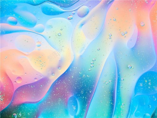 抽象水彩未来彩色渐变液体纹理背景图7背景