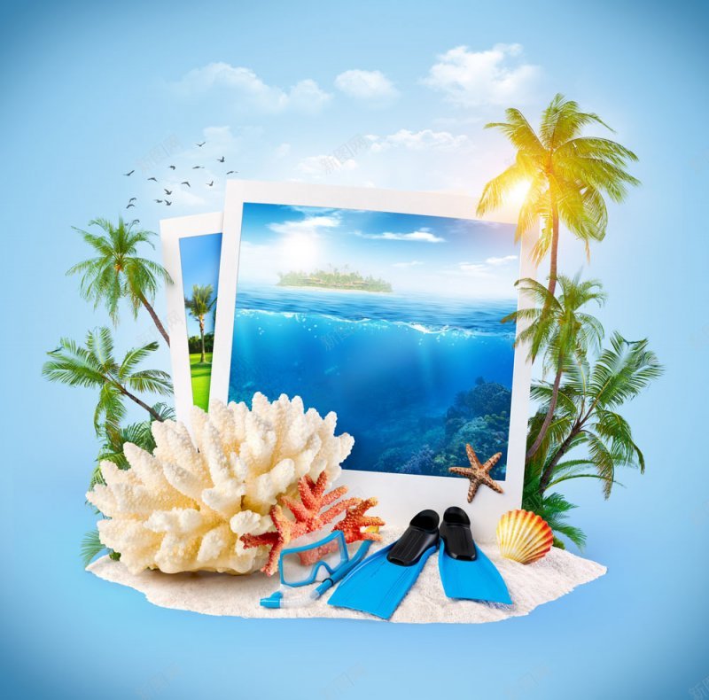 旅游广告背景图片沙滩美图jpg设计背景_新图网 https://ixintu.com 旅游广告背景图片 沙滩美图