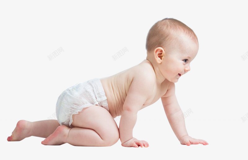 爬行的婴儿透明人物png免抠素材_新图网 https://ixintu.com 人物 爬行的婴儿透明