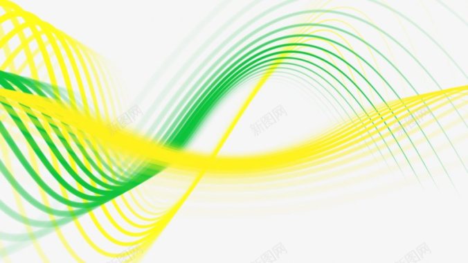 线条柔顺拧巴曲线正弦余弦COS光线特效图透明背景设图标图标