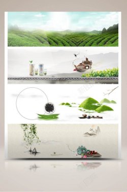 冬瓜菏叶茶海报简约茶叶海报背景图茶叶高清图片