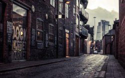欧美ppt唯美欧美街头街景PPT背景背景城市高清图片