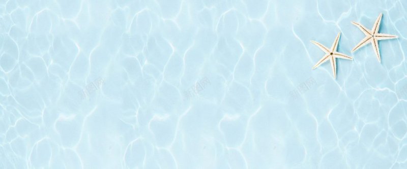 水底水影和水底海星背景图jpg_新图网 https://ixintu.com 背景 高清 海星 蓝色 水纹