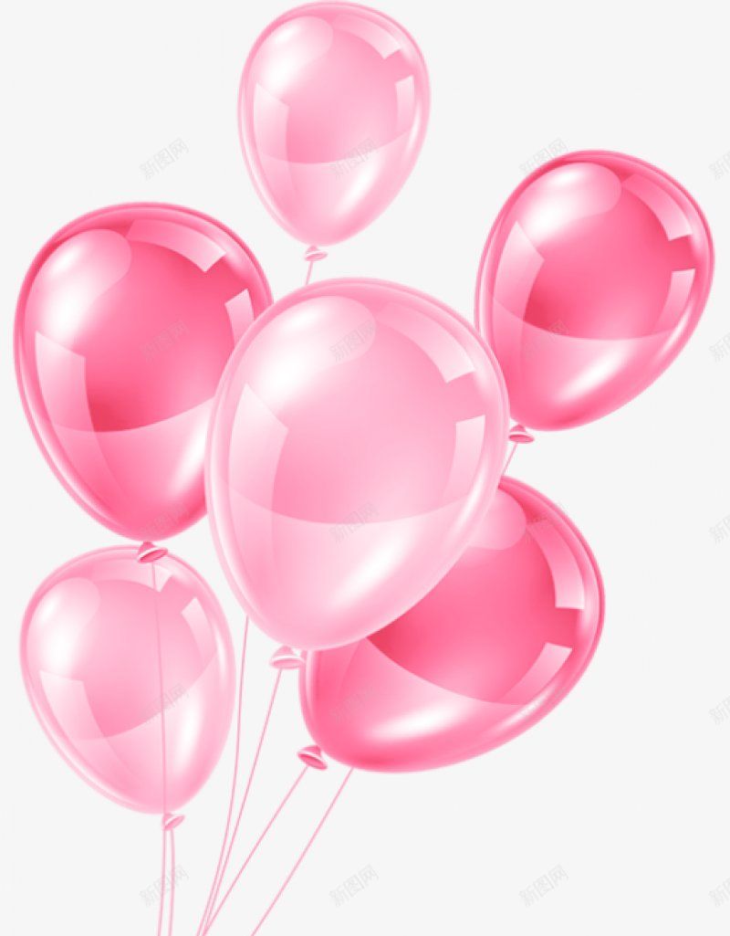 气球6png免抠素材_新图网 https://ixintu.com 一束粉色的气球 喜庆  圆球 小球  飘浮 元素节日 庆典 开业 装饰 气球玩具
