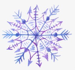 snowflakes右上角放大大图handpaintedeleme高清图片
