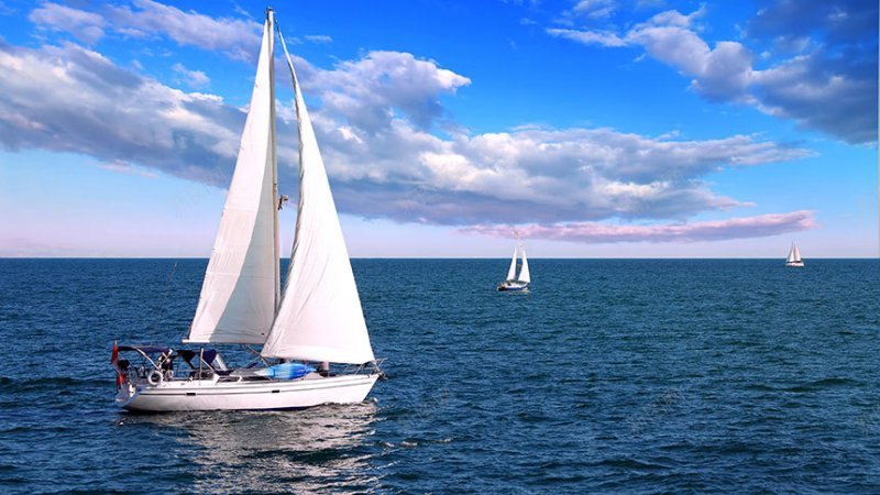 背景图唯美风景背景更尼波大海帆船天空橙色系jpg设计背景_新图网 https://ixintu.com 唯美