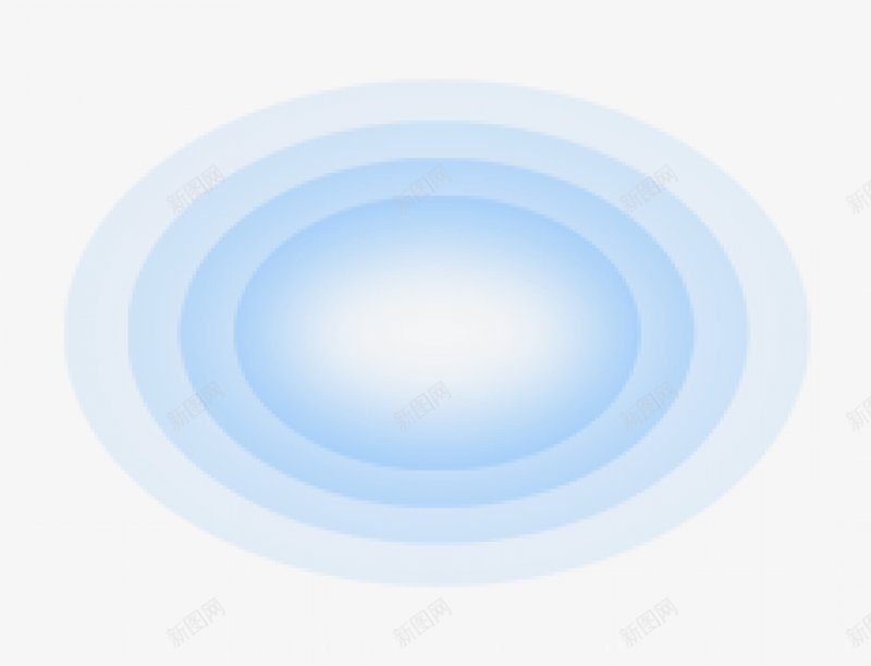 蓝色渐变光圈光效火焰烟雾光源光效光圈光晕光线光束星png免抠素材_新图网 https://ixintu.com 蓝色渐变光圈