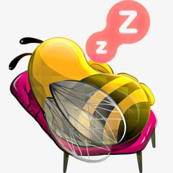 卡通蜜蜂图标mifeng素材