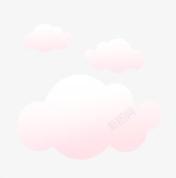天空云彩云朵绘画插图素材