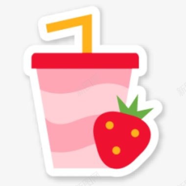 草莓果汁图标images图标