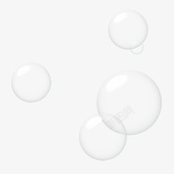 肥皂泡泡小元素点缀装饰悬浮气氛素材