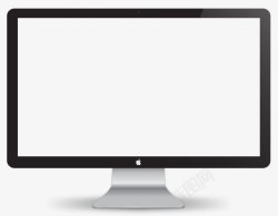 电脑屏幕苹果电脑PNS透明底素材