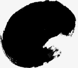 笔触毛笔水墨书法中国风书法墨迹水墨笔触效果溅墨毛笔素材
