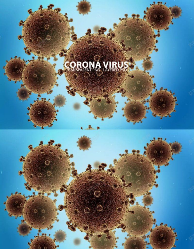 最新的冠状病毒基因DNA插画插图PSD儿图标png_新图网 https://ixintu.com PSD 儿