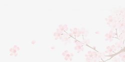 盛开桃花粉色装饰背景樱花桃花植物图电商视觉盛开的花红色粉色海报网页创意高清图片