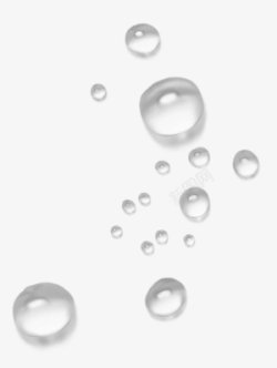 水滴图水冰流体粉末透明水珠水波冰块效果素材