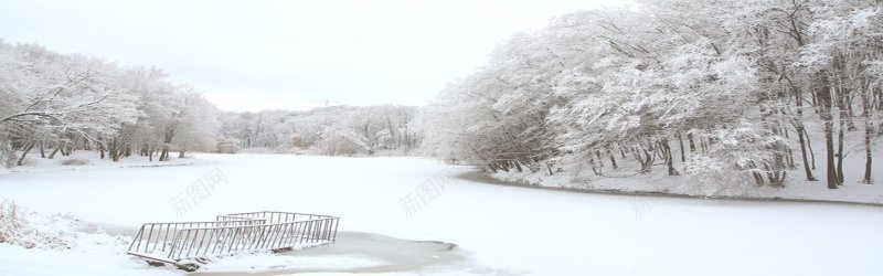 冬季淘宝海报冷色系冬天背景