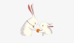 卡通可爱兔子中秋节小贴纸各种装饰素材