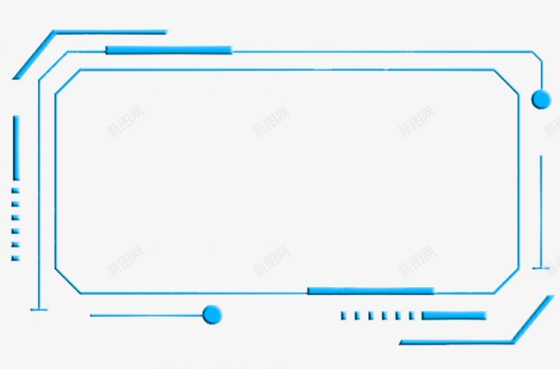 人工智能科技边框人工智能科技框未来科技人工智能不规png免抠素材_新图网 https://ixintu.com 人工智能科技边框