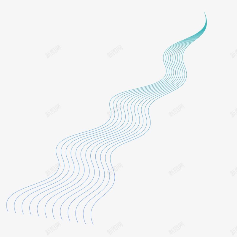 线稿波浪线透明常用图标网格画板精细png_新图网 https://ixintu.com 免扣 标明分类名称 线稿波浪线 透明两秒视觉