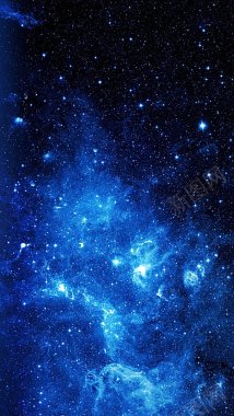星空科技感蓝色H5APP界面背景