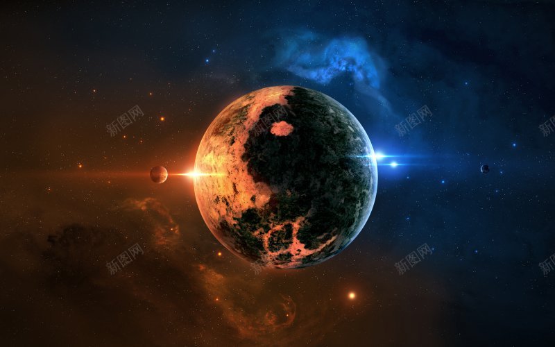 高端科技科幻商务PPT宇宙星空jpg设计背景_新图网 https://ixintu.com 宇宙星空