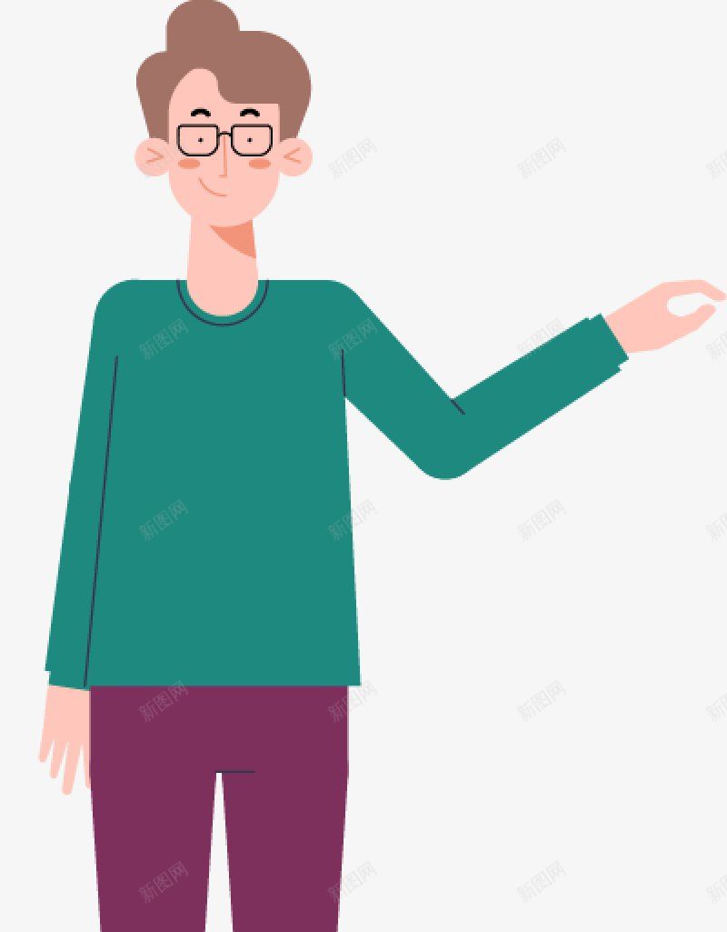 圣诞主题插画人物图扁平等距插画人物合辑png免抠素材_新图网 https://ixintu.com 圣诞主题插画人物图