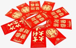 春节新春元旦节日灯笼炮竹剪纸红色拜年中国结灬小狮子素材