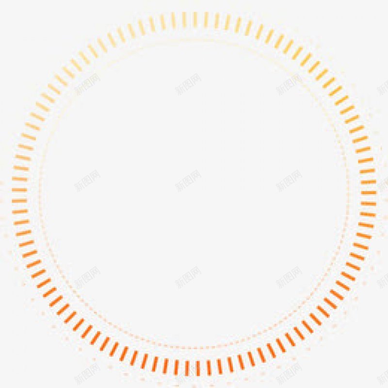 橙色线条边框圆形海报jpg设计背景_新图网 https://ixintu.com 橙色线条边框圆形海报