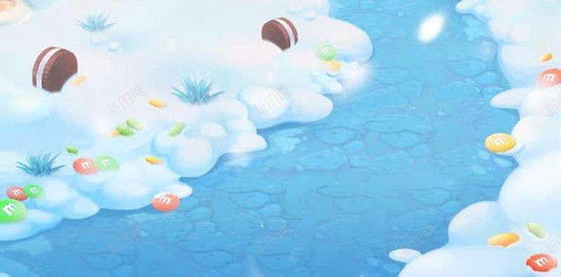 动漫蛋糕城堡海报jpg设计背景_新图网 https://ixintu.com 动漫蛋糕城堡海报