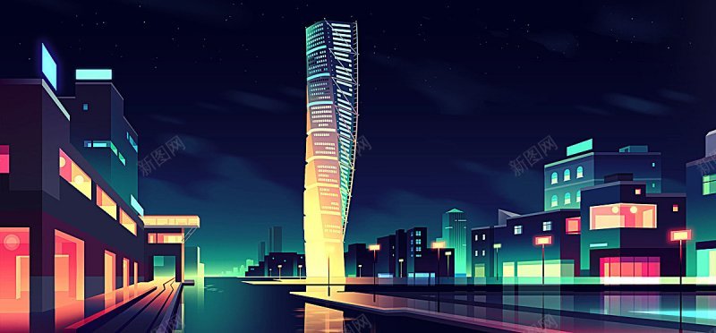 淘宝海报天猫海报海报男装女装活动剪影夜景城市海报bjpg设计背景_新图网 https://ixintu.com 剪影 城市 夜景 天猫海报 女装 活动 海报 海报banner 淘宝海报 男装