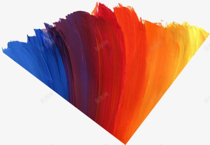扇形彩色作品欣赏png免抠素材_新图网 https://ixintu.com 创意 彩色 扇形 抽象 笔刷 质感 颜料 作品欣赏 