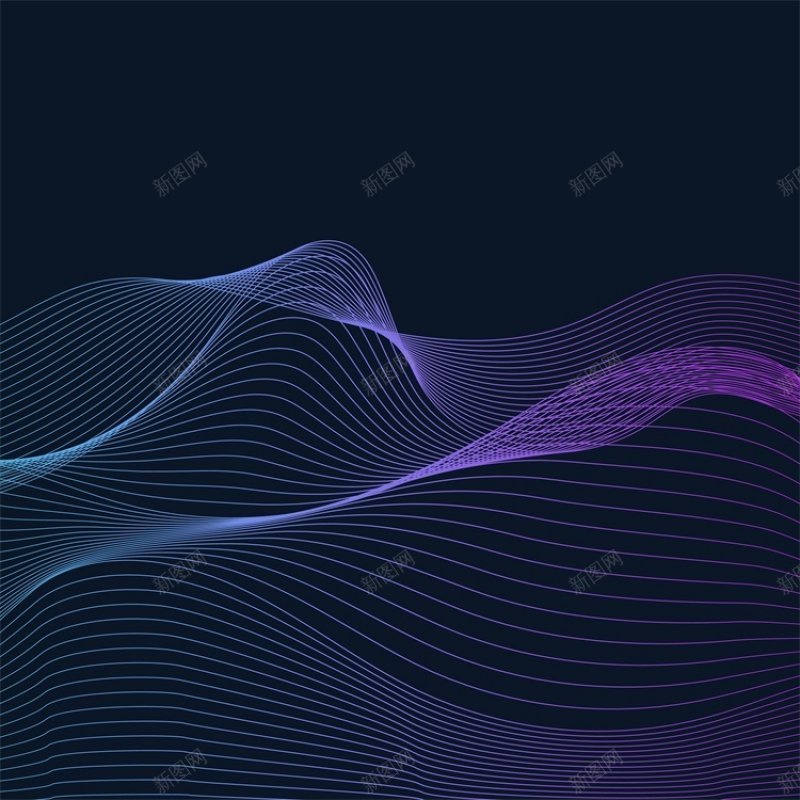 1蓝色曲线矢量线条唯美波浪海报曲线jpg设计背景_新图网 https://ixintu.com 曲线