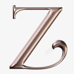 英文金属立体艺美工艺术母和数字图创意数字字母素材