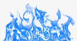 火热火焰抠图平面蓝色橘黄色火苗燃烧颜色上素材