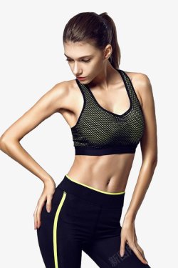 美女体型健身女模特高清图片