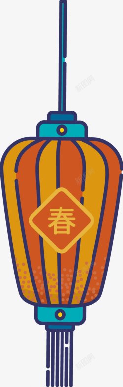 日式传统纹身中国新年传统复古传统中国风日式翔云灯笼福娃高清图片