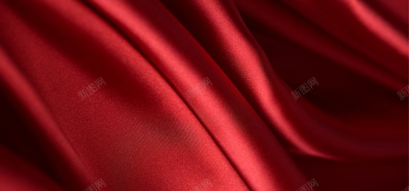 红色丝绸质感纹理海报图库电商灵感背景