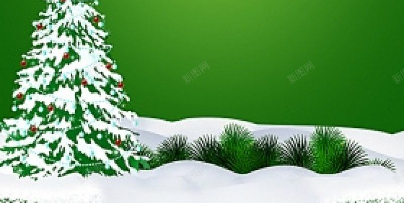 圣诞节圣诞树绿色PSD分层H5免费H5jpg设计背景_新图网 https://ixintu.com 免费H5