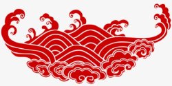 中国传统祥云透明中国风和风古风民族风小素材