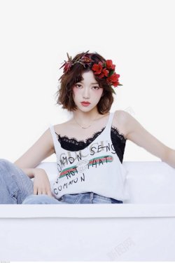 模特图日韩女模特透明美女美女素材