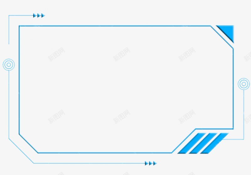 人工智能科技边框人工智能科技框未来科技人工智能不规png免抠素材_新图网 https://ixintu.com 人工智能科技边框