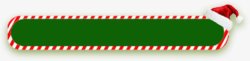 红白帽绿色圣诞标题框装饰高清图片