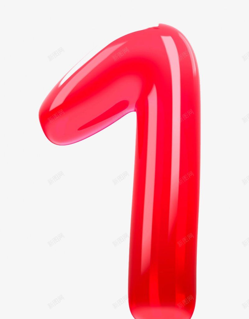 3d设计创意红色数字1气球png免抠素材_新图网 https://ixintu.com 3d设计 红色 气球 充气数字1 创意字体 广告字 数字 字体 艺术字 渲染数字 创意设计