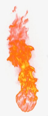 火焰熊熊大火119消防宣传火圈海报特效图标图标