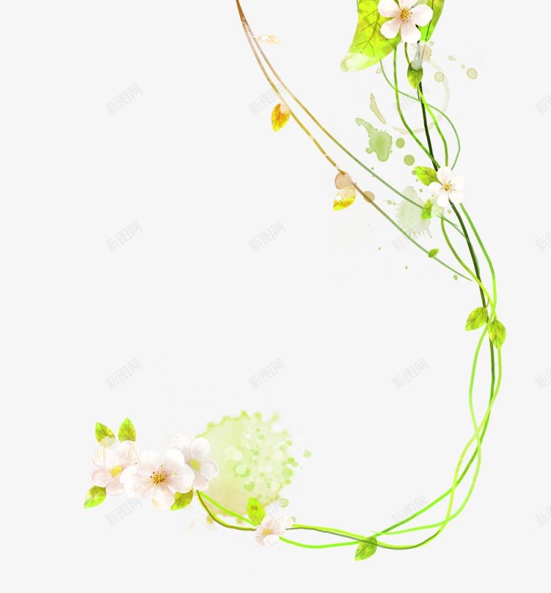 花卉图案图png免抠素材_新图网 https://ixintu.com 免扣花卉图案 图