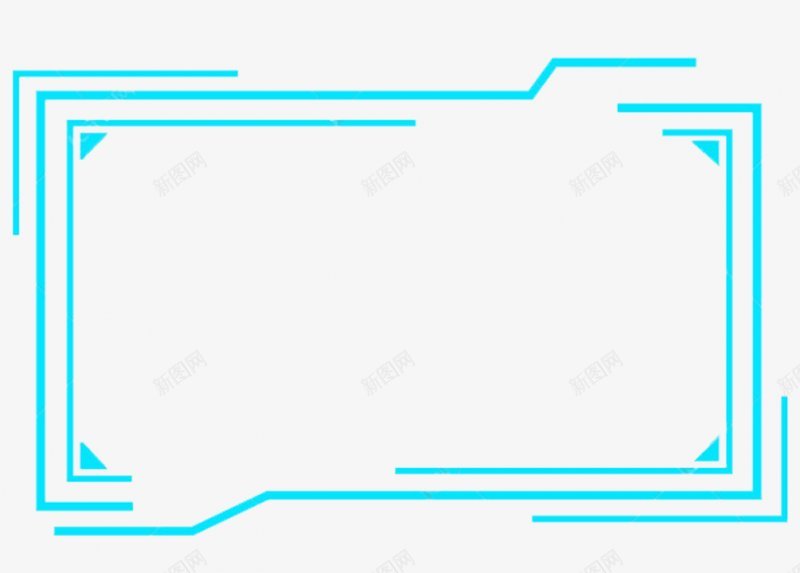 人工智能科技边框人工智能科技框未来科技人工智能不规png免抠素材_新图网 https://ixintu.com 人工智能科技边框