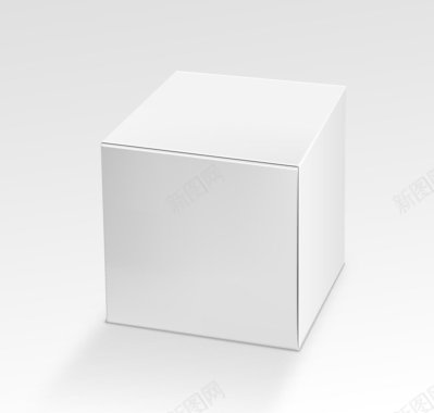 白色上的空白立体方纸纸盒矢量矢量收集优质的矢量背景