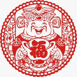 年货节狗年2018新年PNS透明底素材