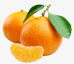 透明鲜橙水果食物甜品水果厨房用品素材
